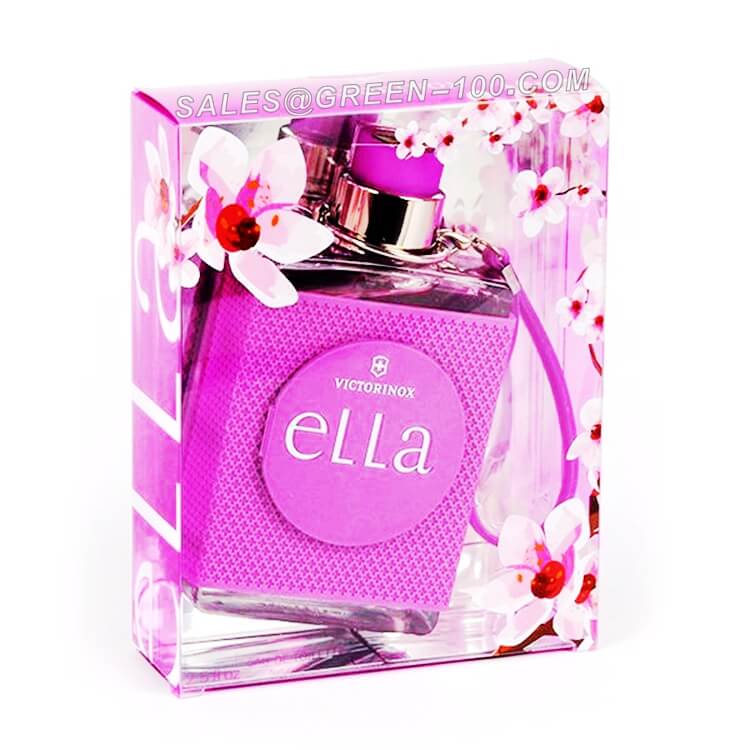 Produttori di scatole per imballaggio cosmetico in plastica trasparente 1 - Produttore di imballaggi trasparenti personalizzati Transparent perfume packaging box