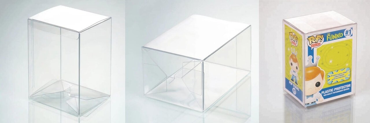 Custom Plastic Printed Folding Cosmetics Acetate Boxes Clear Vinyl PVC PET  Packaging Box Manufacturers