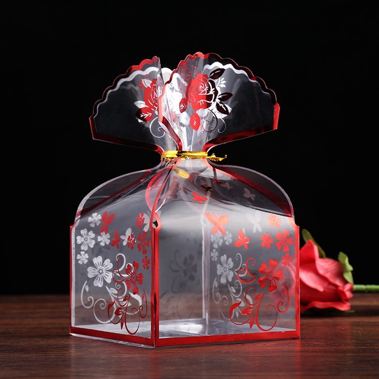 Petal transparent chocolate packaging box
