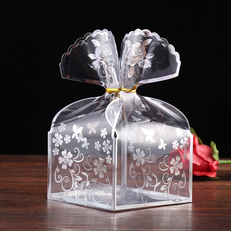 Petal transparent chocolate packaging box