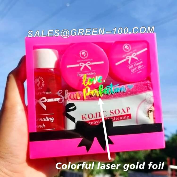 Travel cosmetic set plastic box packaging