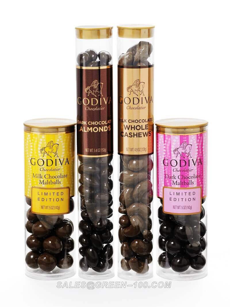 plastic candy tubes chocolate plastic packaging - Custom Transparent Packaging Manufacturer plastic-candy-tubes-chocolate plastic packaging