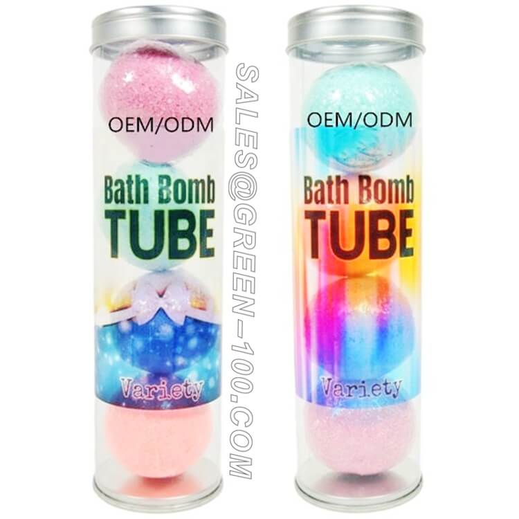 Bath Bomb Plastic Tube Packaging 1 1 - Custom Transparent Packaging Manufacturer