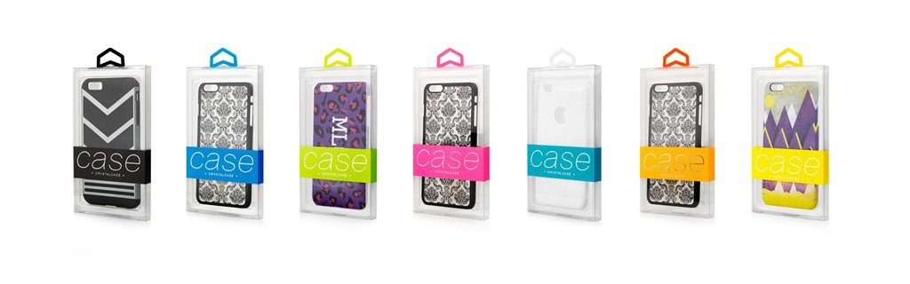 Transparent mobile phone case packaging box hook and sticker 3