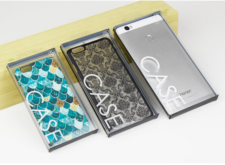 Clear Printed Phone Case Boxes with Logo