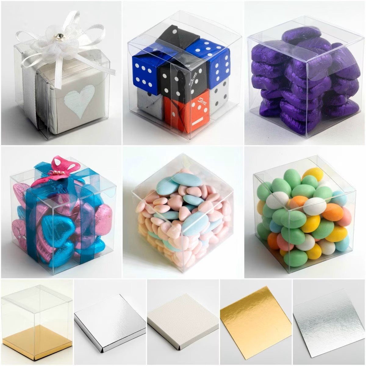 clear cube wedding favour - Custom Transparent Packaging Manufacturer