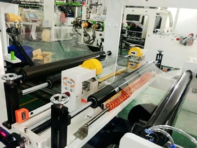 Highly transparent anti-UV material production line