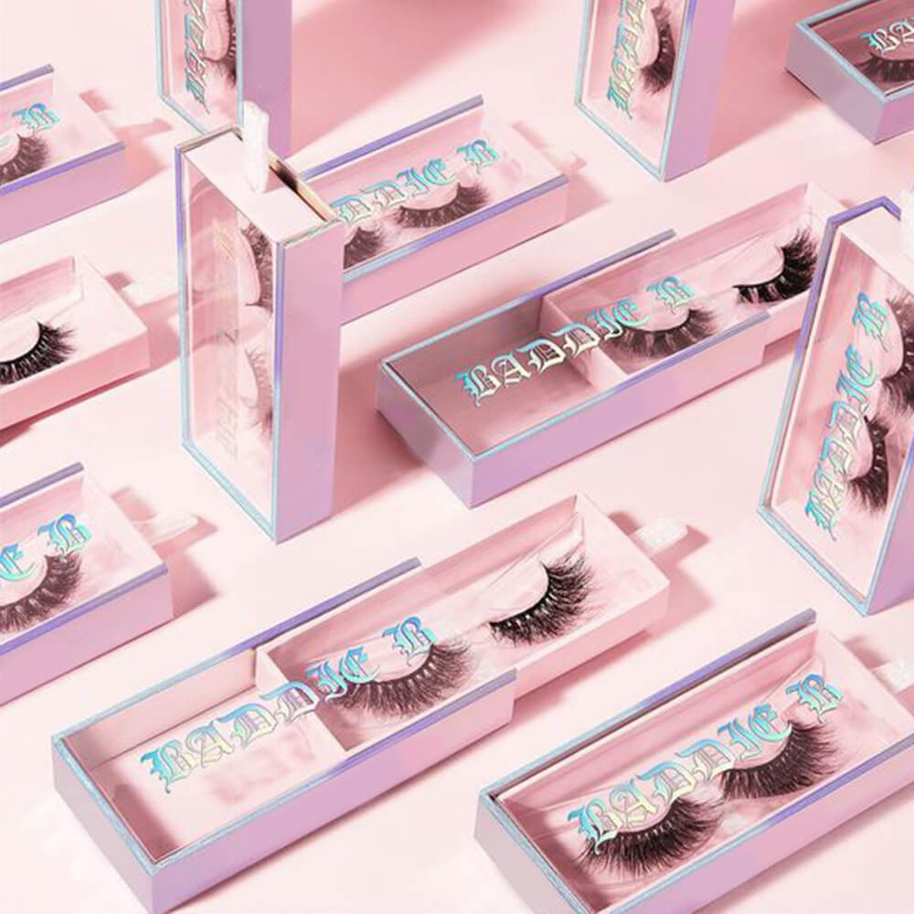 Eyelashes transparent packaging box
