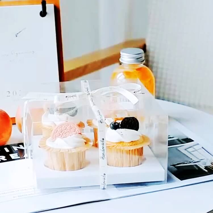 transparent cake boxes