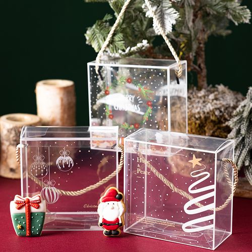 clear pvc gift boxes